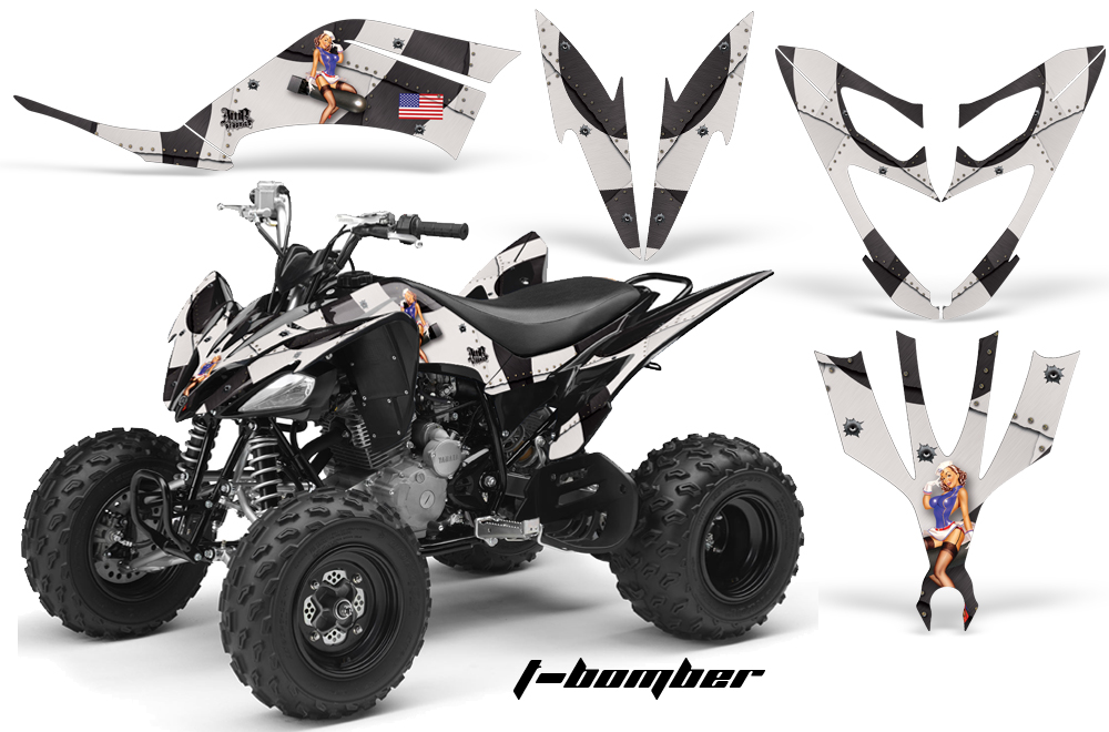 Yamaha Raptor 250 Graphics TBomber Black